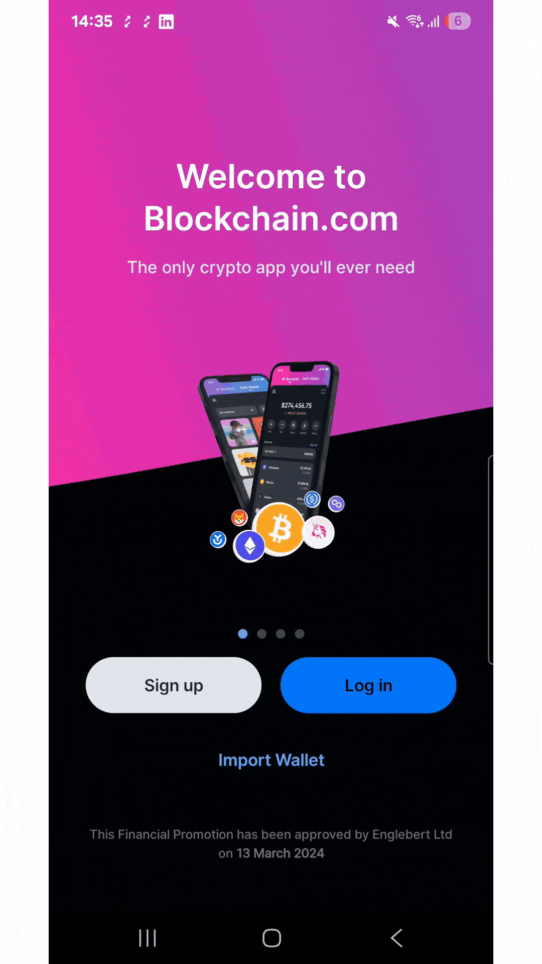 How do I import an existing wallet to my Wallet? – Blockchain Support Center