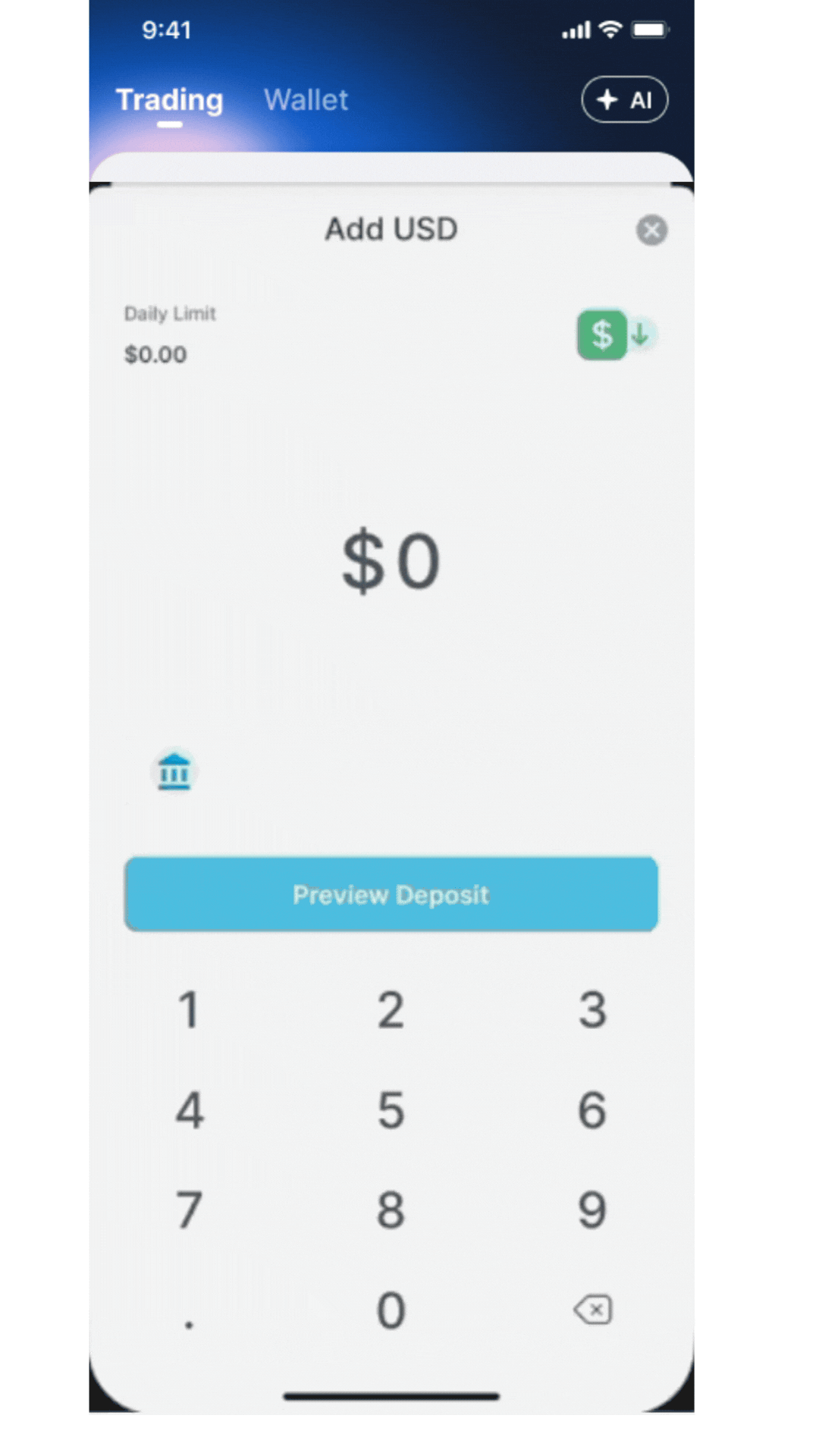 How do I deposit USD via Easy Bank Transfer (ACH)? – Blockchain Support  Center