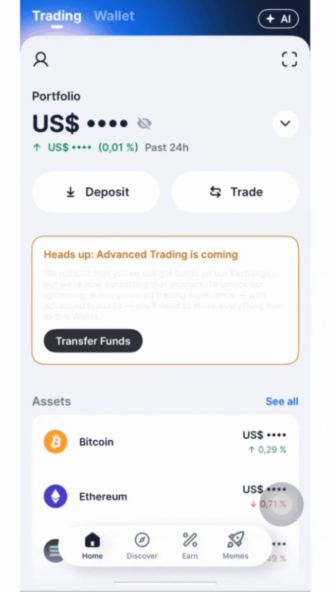Exchange Migration to an Advanced Trading – Blockchain Support Center