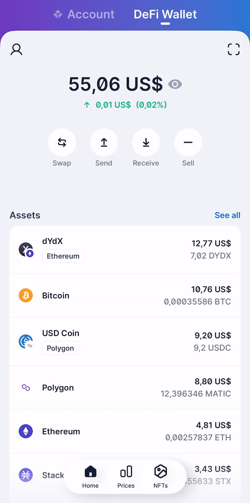 How to deposit crypto into your Passive Rewards Account? – Blockchain  Support Center